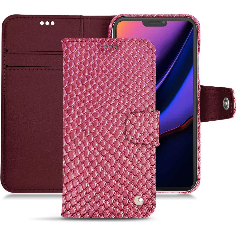 Thumbnail - Noreve Lederschutzhülle Wallet (Apple iPhone 11 Pro), Smartphone Hülle, Rosa