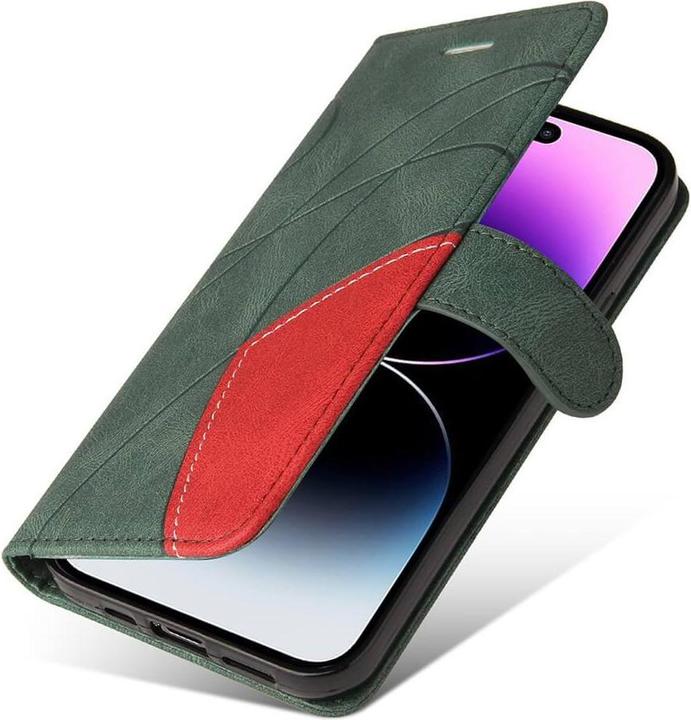 Image du produit Cover-Discount iPhone 15 Pro Max - Étui double couleur vert (Apple iPhone 15 Pro Max)