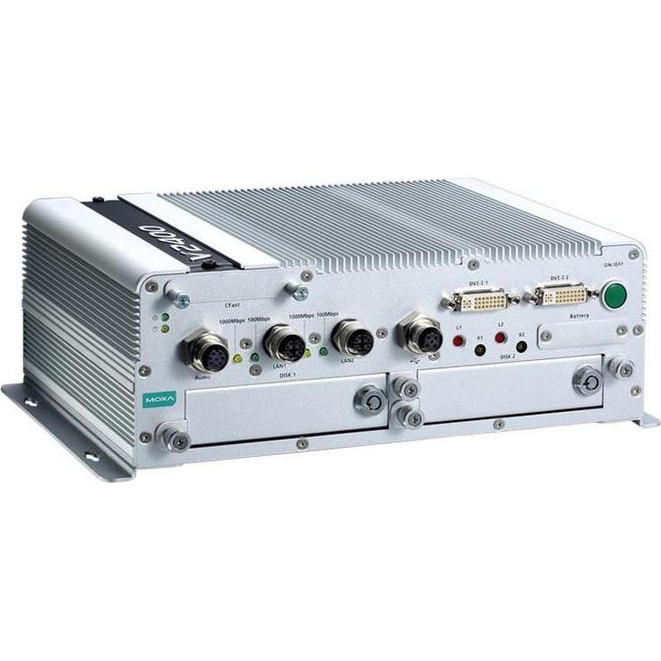 Moxa En50155 Fanless Computer. 3517Ue 1.7 Ghz V2416A-C7-T, Netzwerkadapter