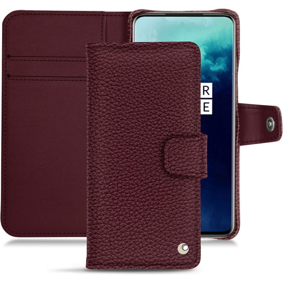 Noreve Lederschutzhülle Wallet (OnePlus 7T Pro), Smartphone Hülle, Violett