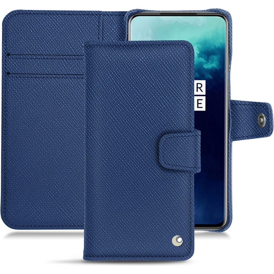 Thumbnail - Noreve Lederschutzhülle Wallet (OnePlus 7T Pro), Smartphone Hülle, Blau