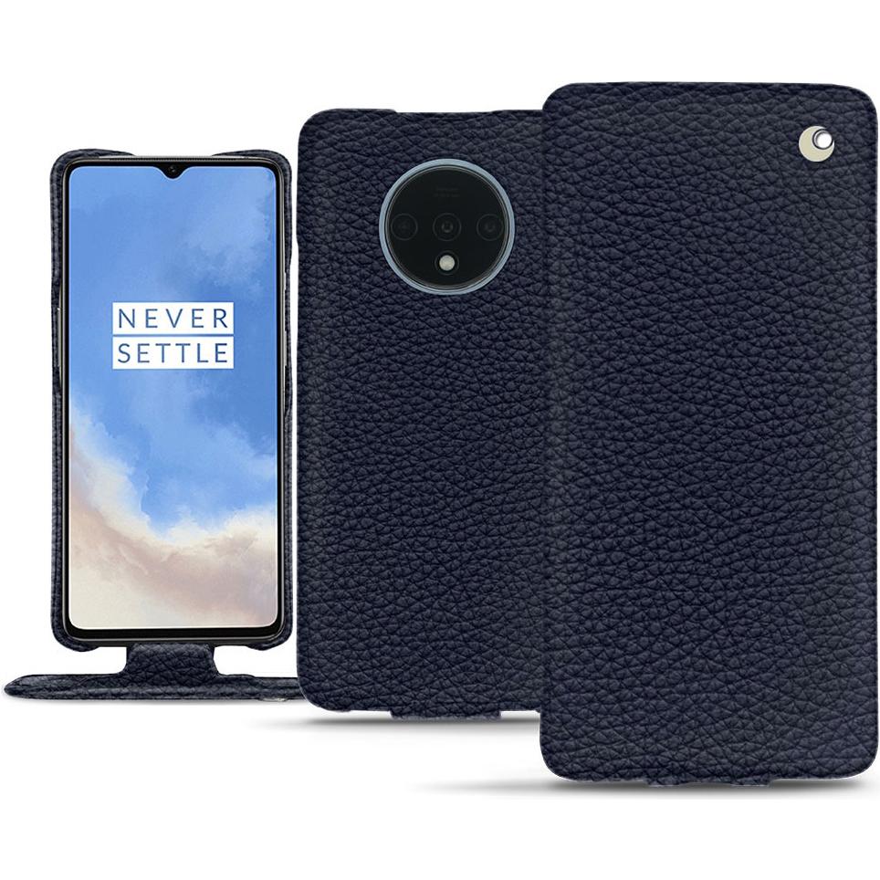 Noreve Lederschutzhülle vertikal (OnePlus 7T), Smartphone Hülle, Violett