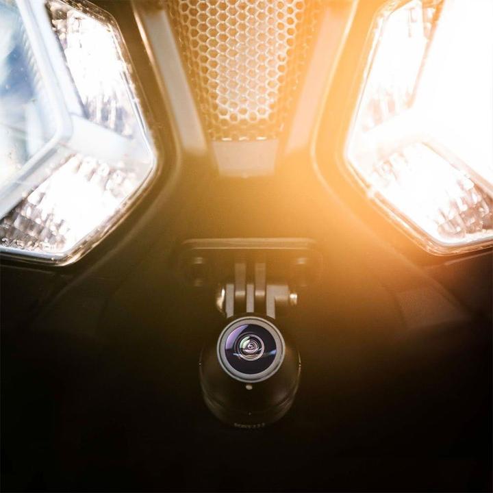 Actual product image Albrecht Midland BikePlay Guardian motorbike multimedia system