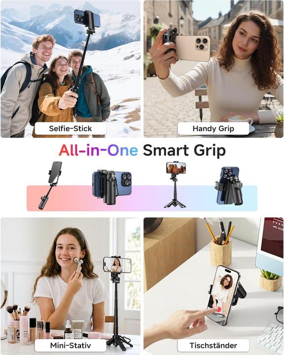 Actual product image Rollei Easy Creator SmartGrip tripod (Metal, Plastic)