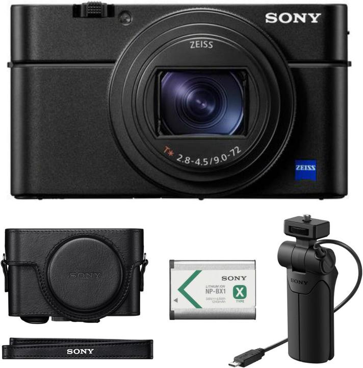 Produktbild Sony Cyber-shot DSC RX100 VII Premium Kit (24 - 200 mm, 20.10 Mpx, 1")