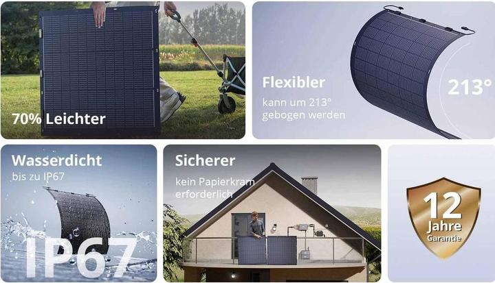 Produktbild Zendure Solarpanel Flexibel (210 W, 4.50 kg)