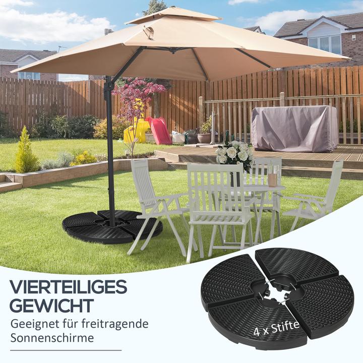 Produktbild Outsunny Sonnenschirmständergewicht