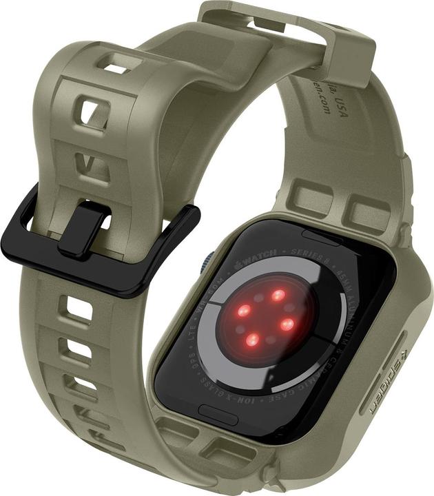 Produktbild Spigen RUGGED ARMOR?PRO? APPLE WATCH 4 / 5 / 6 / 7 / 8 / SE (44 / 45 MM) VINTAGE KHAKI (44 mm, 45 mm, Thermoplastic polyurethane (TPU))