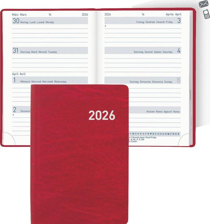 Produktbild Biella Taschenagenda Mittelformat