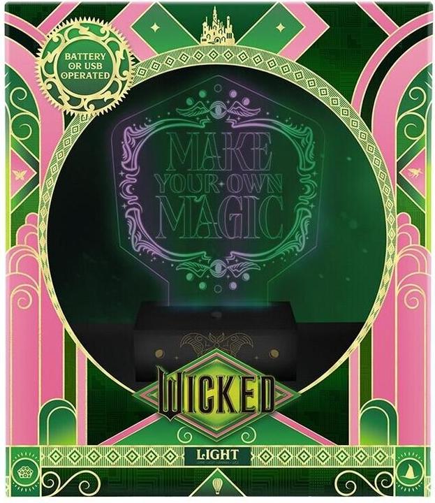 Productafbeelding Paladone Products Paladone Wicked Movie Acryl Licht - Officiële Disney Lamp met Licentie, Maak je Eigen Magie, Cadeau