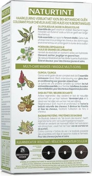 Naturtint Permanentes Haarfarbegel 1N Ebenholz Schwarz ohne Ammoniak (1N)