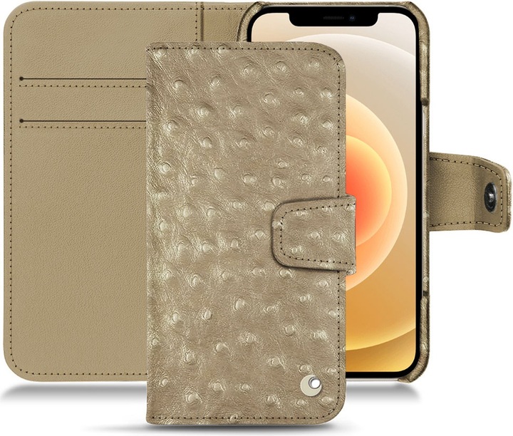 Actual product image Noreve Leather case wallet (Apple iPhone 12 mini)