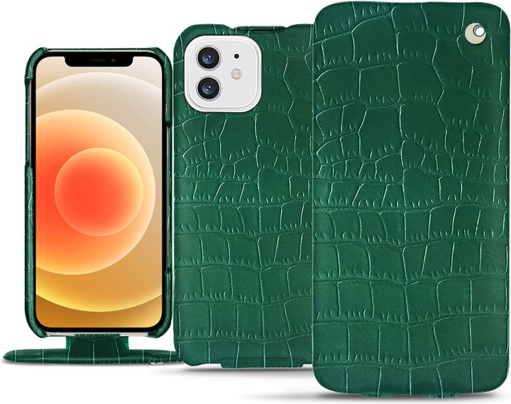 Actual product image Noreve Leather cover vertical (Apple iPhone 12 mini)