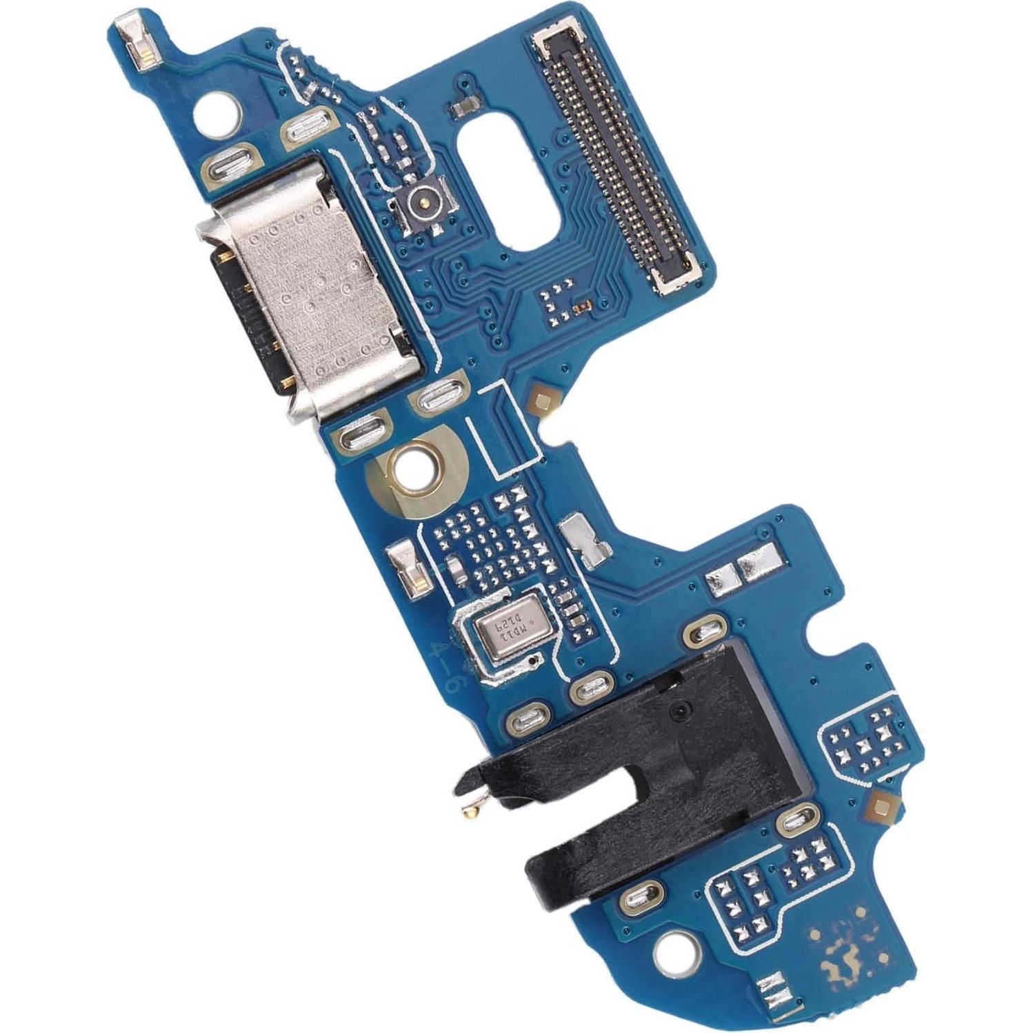 Clappio USB-C Stecker + Mikrofon + 3.5mm Klinkenbuchse (Realme 8i), Mobilgerät Ersatzteile, Schwarz