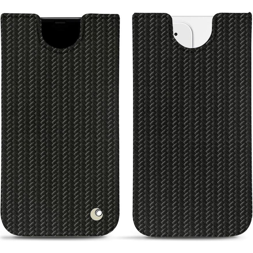 Thumbnail - Noreve Lederschutzhülle (Apple iPhone 12 mini), Smartphone Hülle, Schwarz