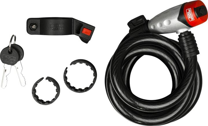 Productafbeelding Burg Wächter Spiraalkabelslot 1650 180 REFLEX (180 cm)