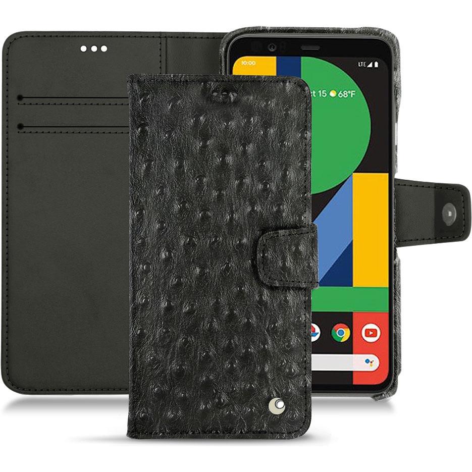 Noreve Lederschutzhülle Wallet (Google Pixel 5), Smartphone Hülle, Schwarz