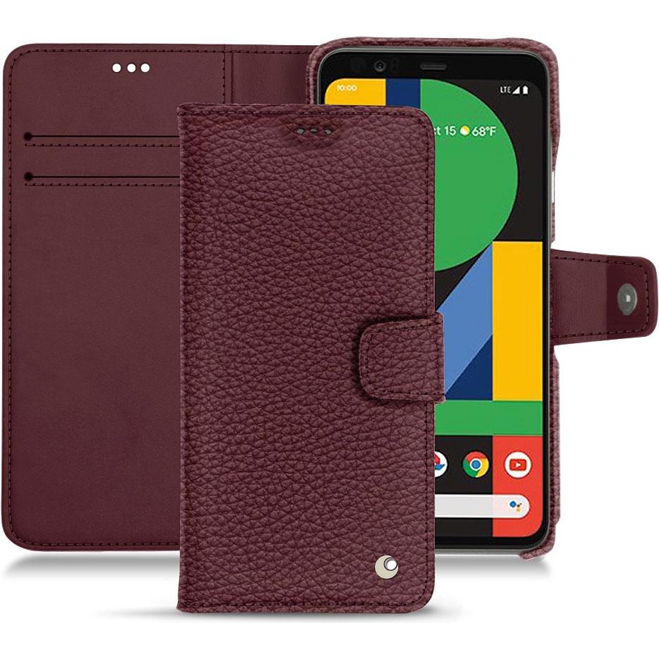 Noreve Lederschutzhülle Wallet (Google Pixel 5), Smartphone Hülle, Violett