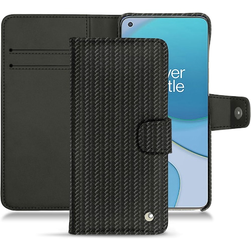 Noreve Lederschutzhülle Wallet (OnePlus 8T), Smartphone Hülle, Schwarz