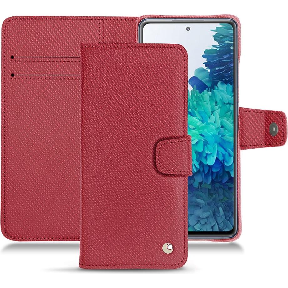 Thumbnail - Noreve Lederschutzhülle Wallet (Samsung Galaxy S20 FE), Smartphone Hülle, Rot