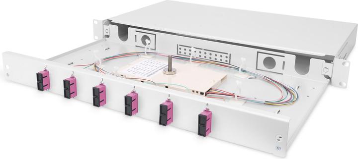 Actual product image Digitus FO splice box, assembled, SC, OM4