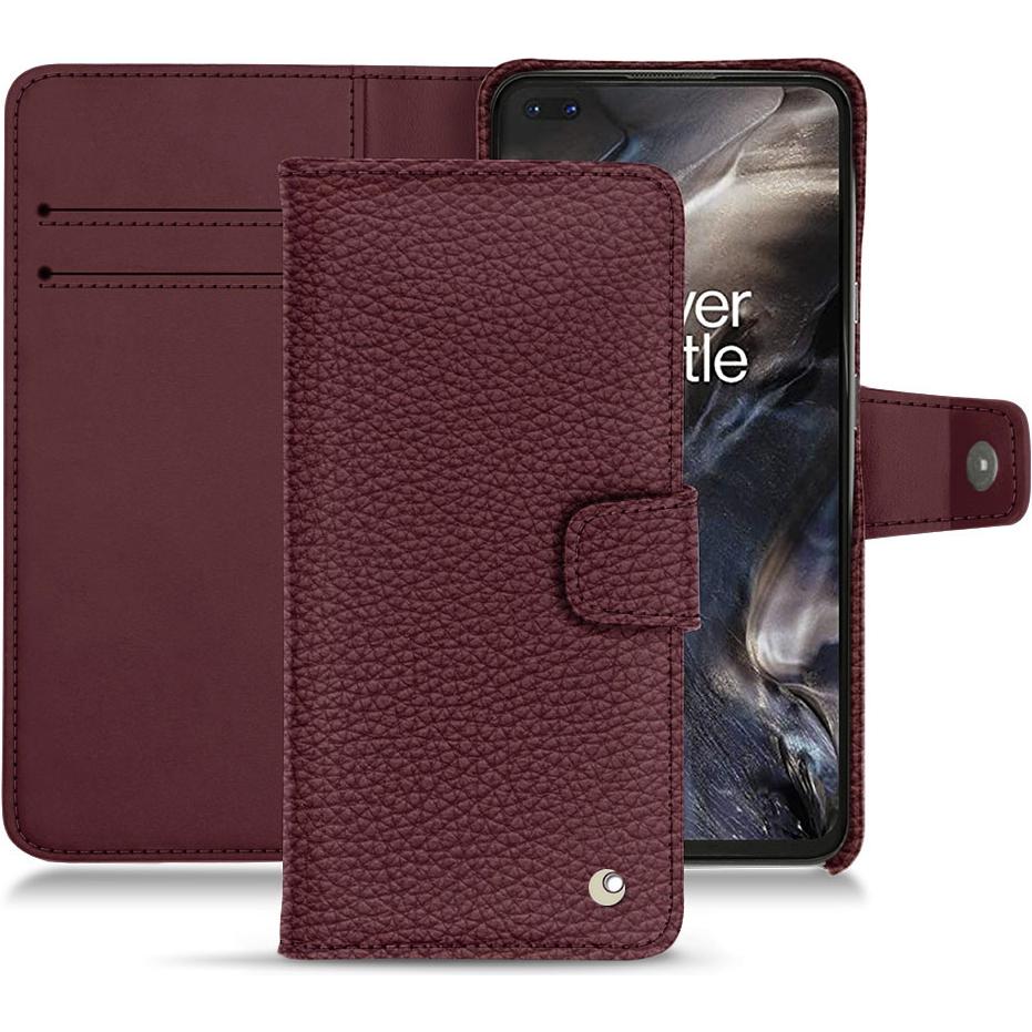 Noreve Lederschutzhülle Wallet (OnePlus Nord), Smartphone Hülle, Violett