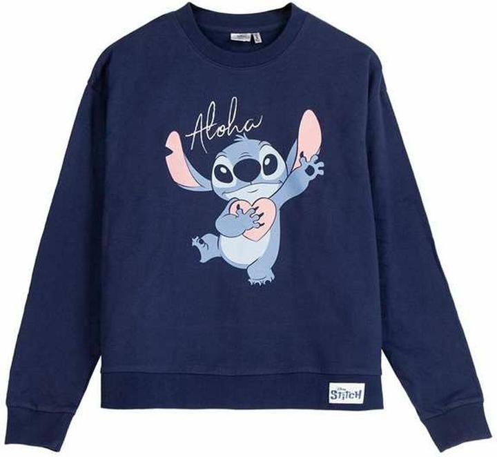 Produktbild Stitch Jungen Sweater Ohne Kapuze Dunkelblau (XL)