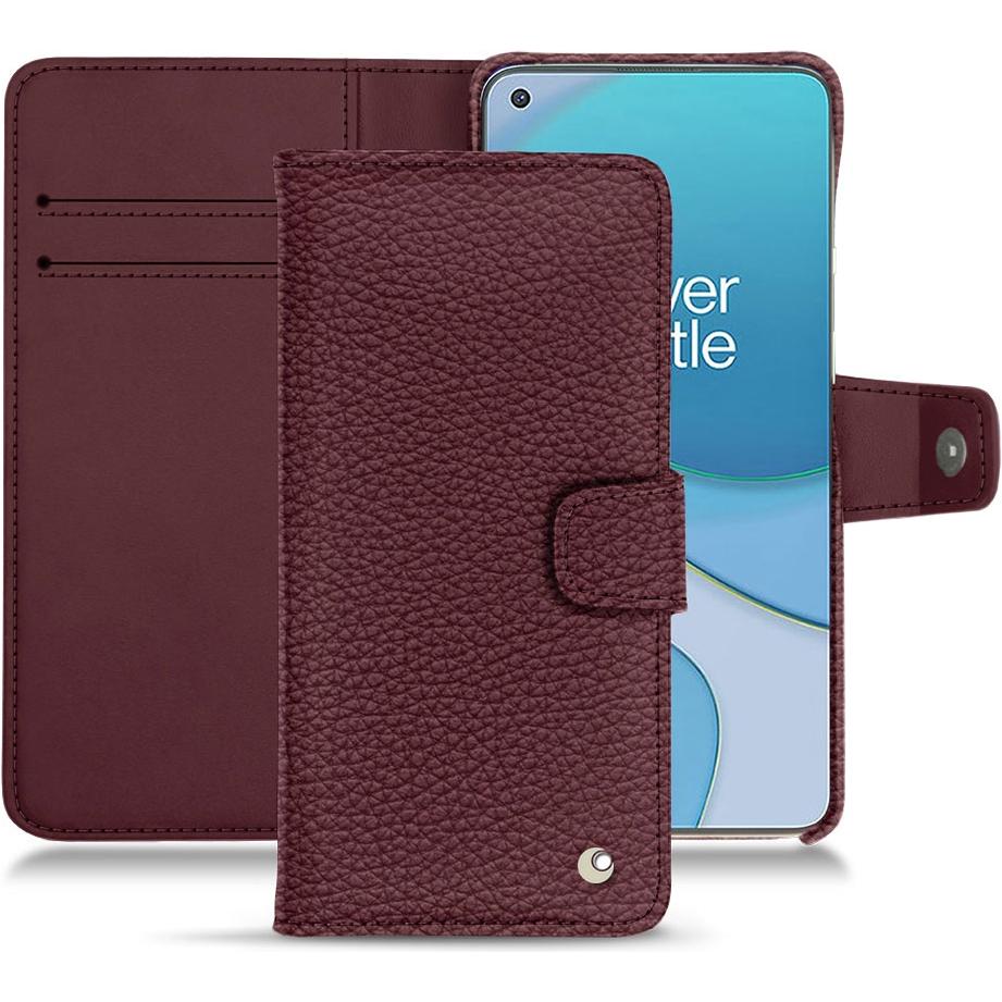 Noreve Lederschutzhülle Wallet (OnePlus 8T), Smartphone Hülle, Violett