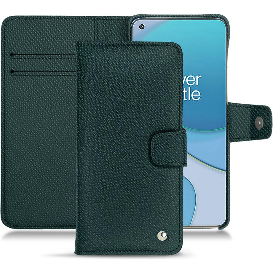 Noreve Lederschutzhülle Wallet (OnePlus 8T), Smartphone Hülle, Grün