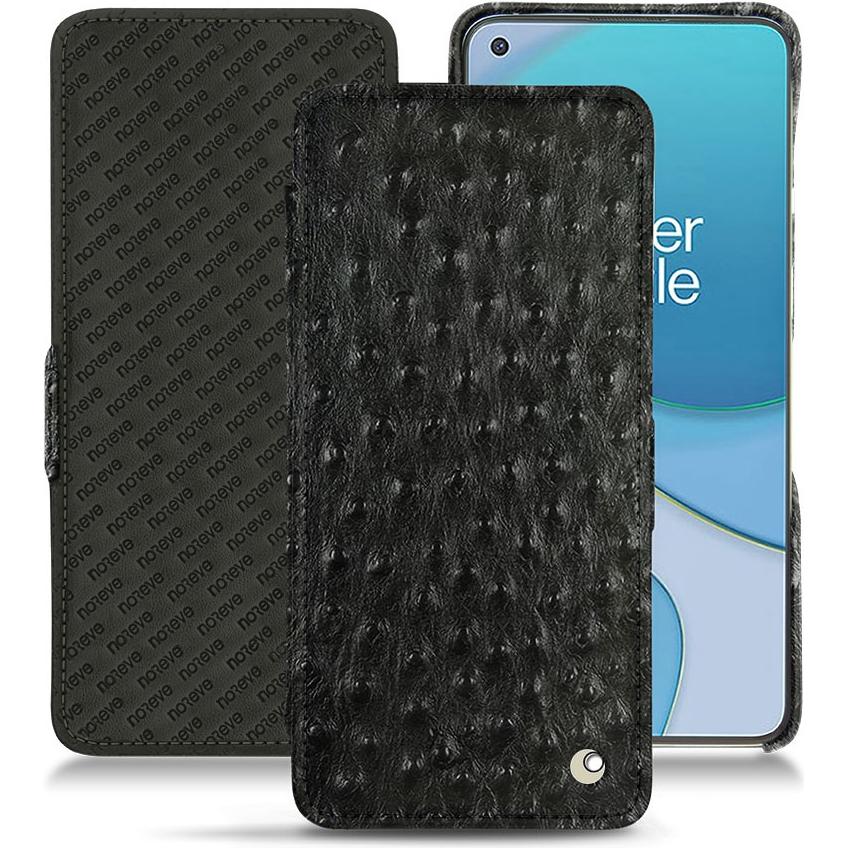 Noreve Lederschutzhülle horizontal (OnePlus 8T), Smartphone Hülle, Schwarz