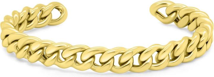 Produktbild Brilio Silver - Gold plated solid bracelet BRC99Y (10 cm, Massivarmband)