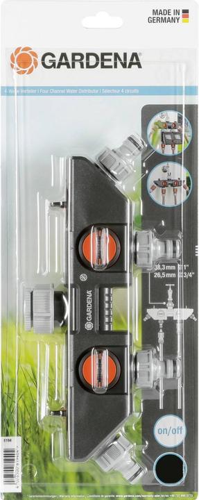 Immagine prodotto Gardena Distributore a 4 vie (Distributore 4 vie, 101.60 mm)