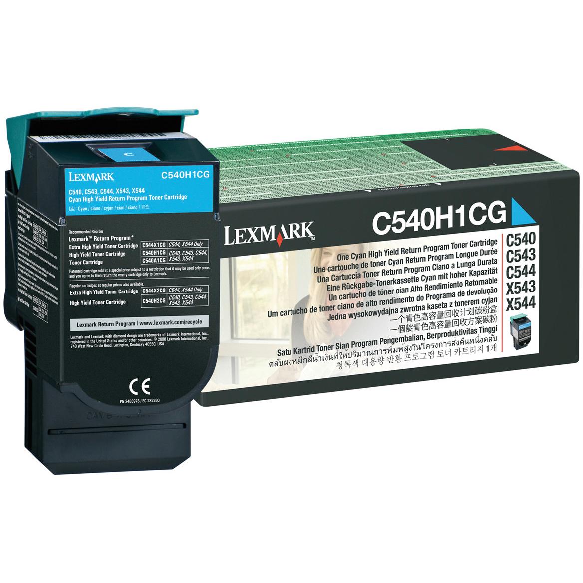 Thumbnail - Lexmark, Toner, C540h1cg (C)
