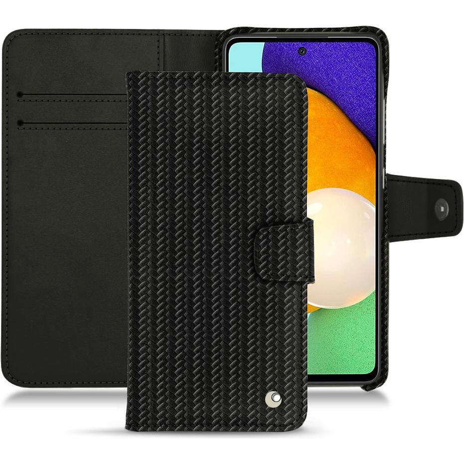 Thumbnail - Noreve Lederschutzhülle Wallet (Samsung Galaxy A52), Smartphone Hülle, Schwarz