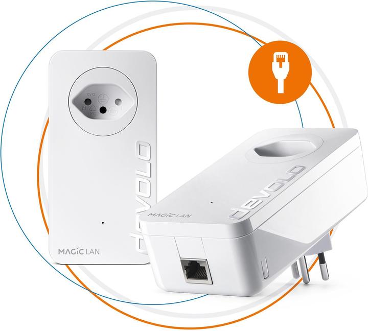 Image du produit Devolo Magic 2 Kit de démarrage LAN 1-1-2 (2400 Mbit/s)