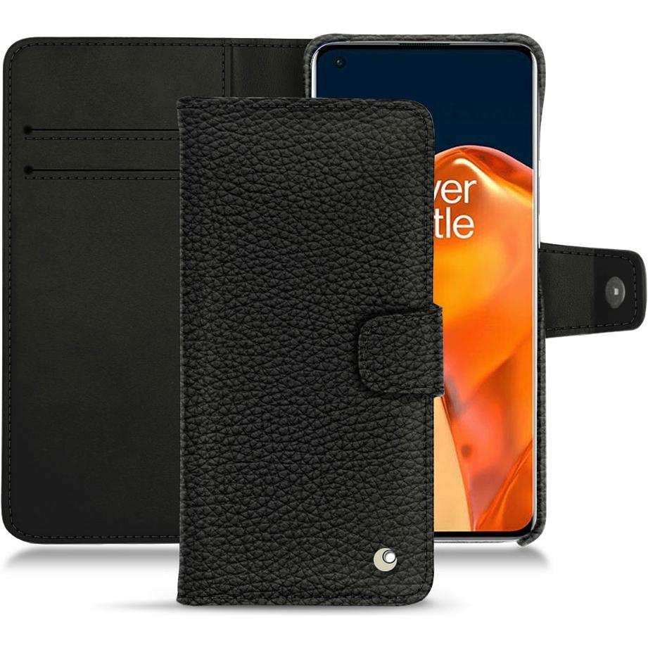 Thumbnail - Noreve Lederschutzhülle Wallet (OnePlus 9 Pro), Smartphone Hülle, Schwarz