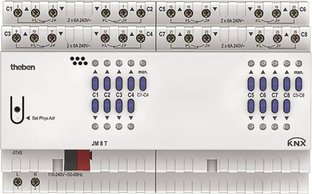 Produktbild Theben Jm 8 T Knx (Rolladenaktor)