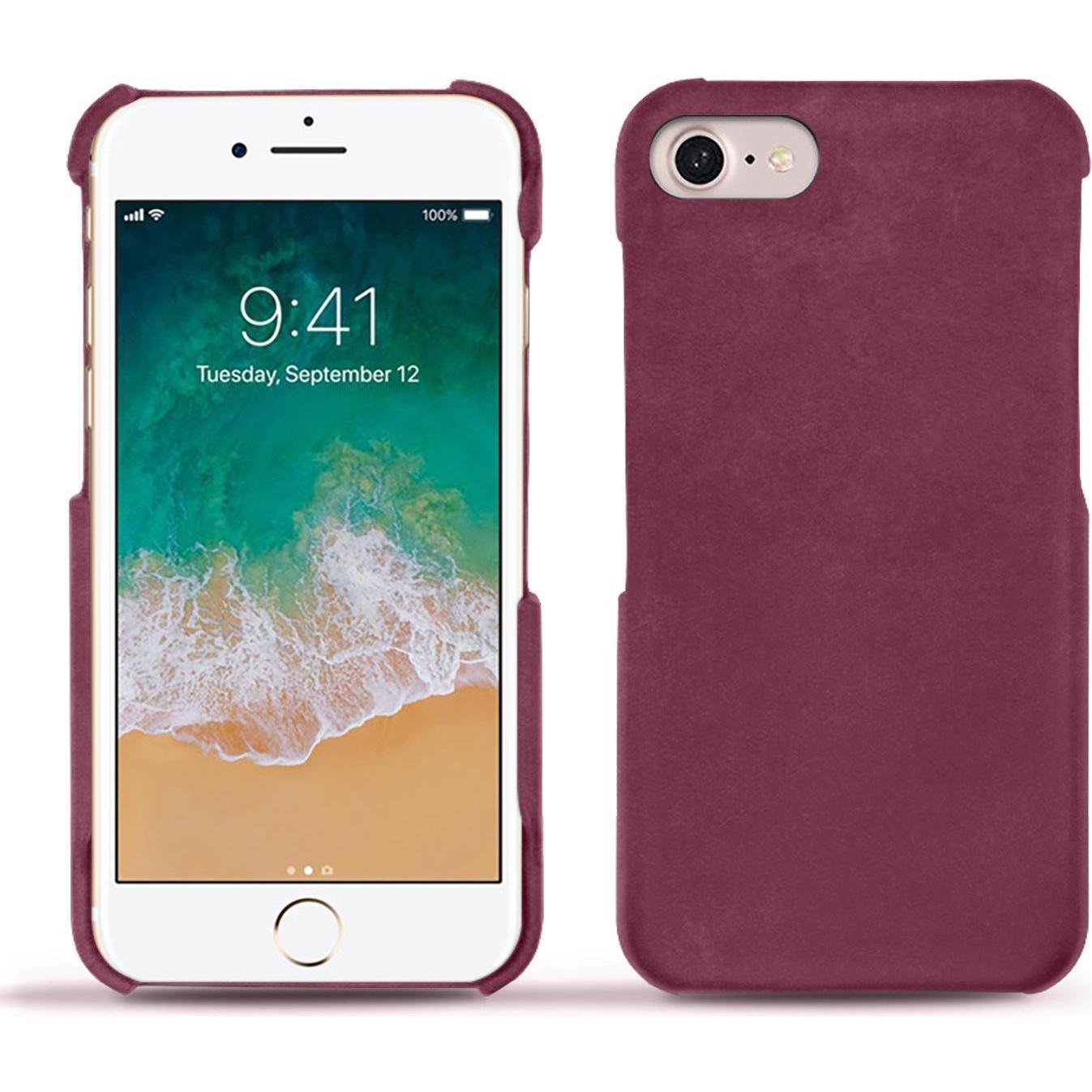 Noreve Lederschutzhülle (Apple iPhone 7), Smartphone Hülle, Violett
