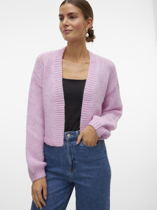 Produktbild Vero Moda V-Ausschnitt Ballonärmel Strickjacke Strickjacke (M)