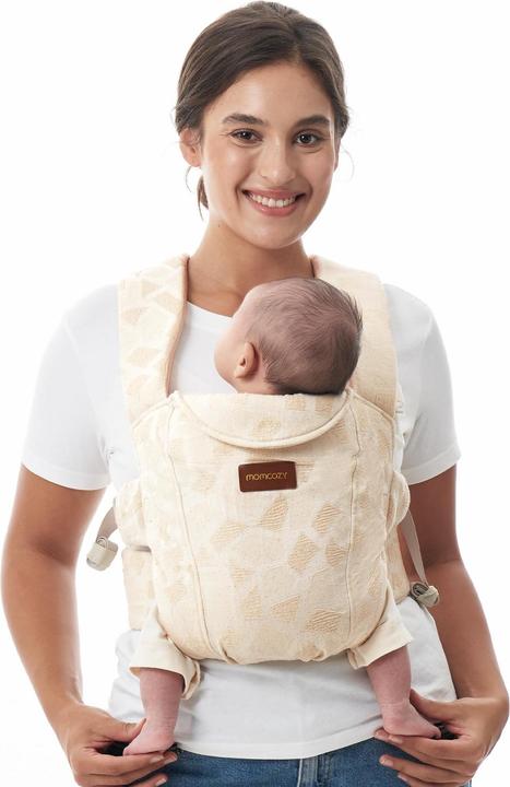 Momcozy Ergonomische Babytrage mit Nackenstütze