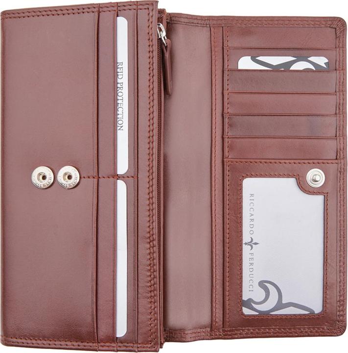 Immagine prodotto Riccardo Ferducci Portafoglio donna, ampio, RFID