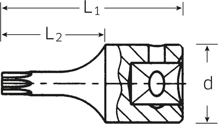 Actual product image Stahlwille Torx® bit (6.3 mm)