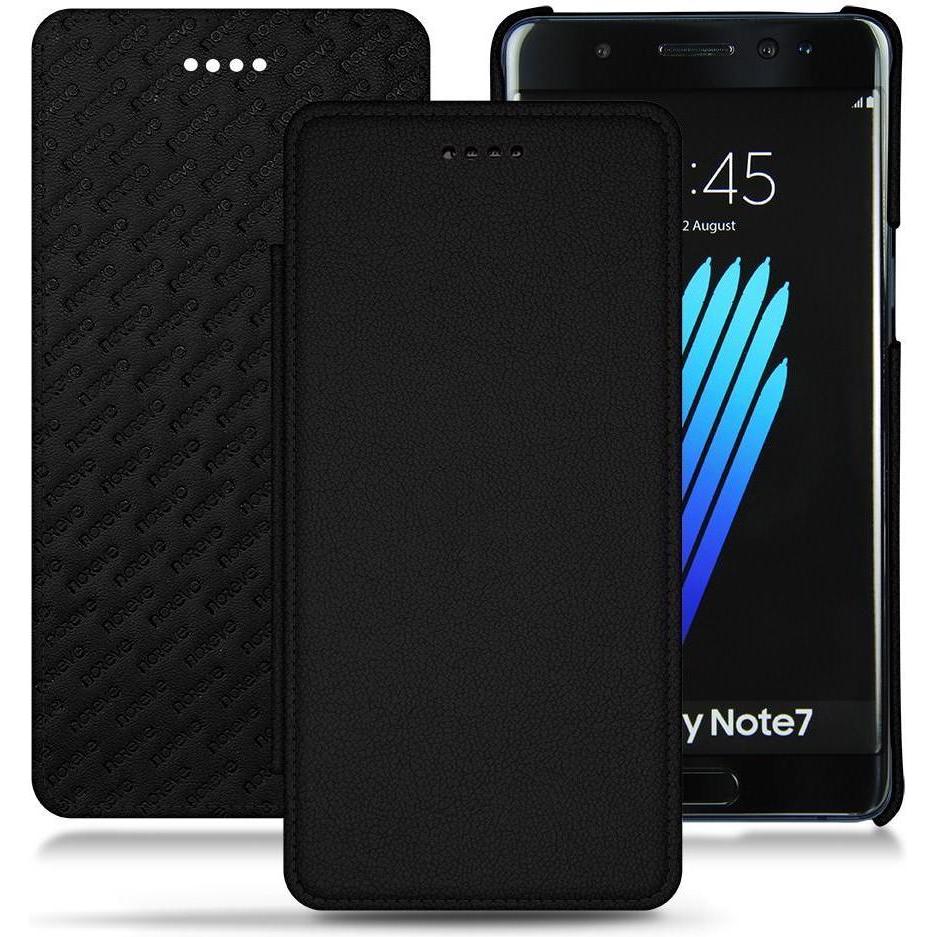 Noreve Lederschutzhülle horizontal (Samsung Galaxy Note 7), Smartphone Hülle, Schwarz