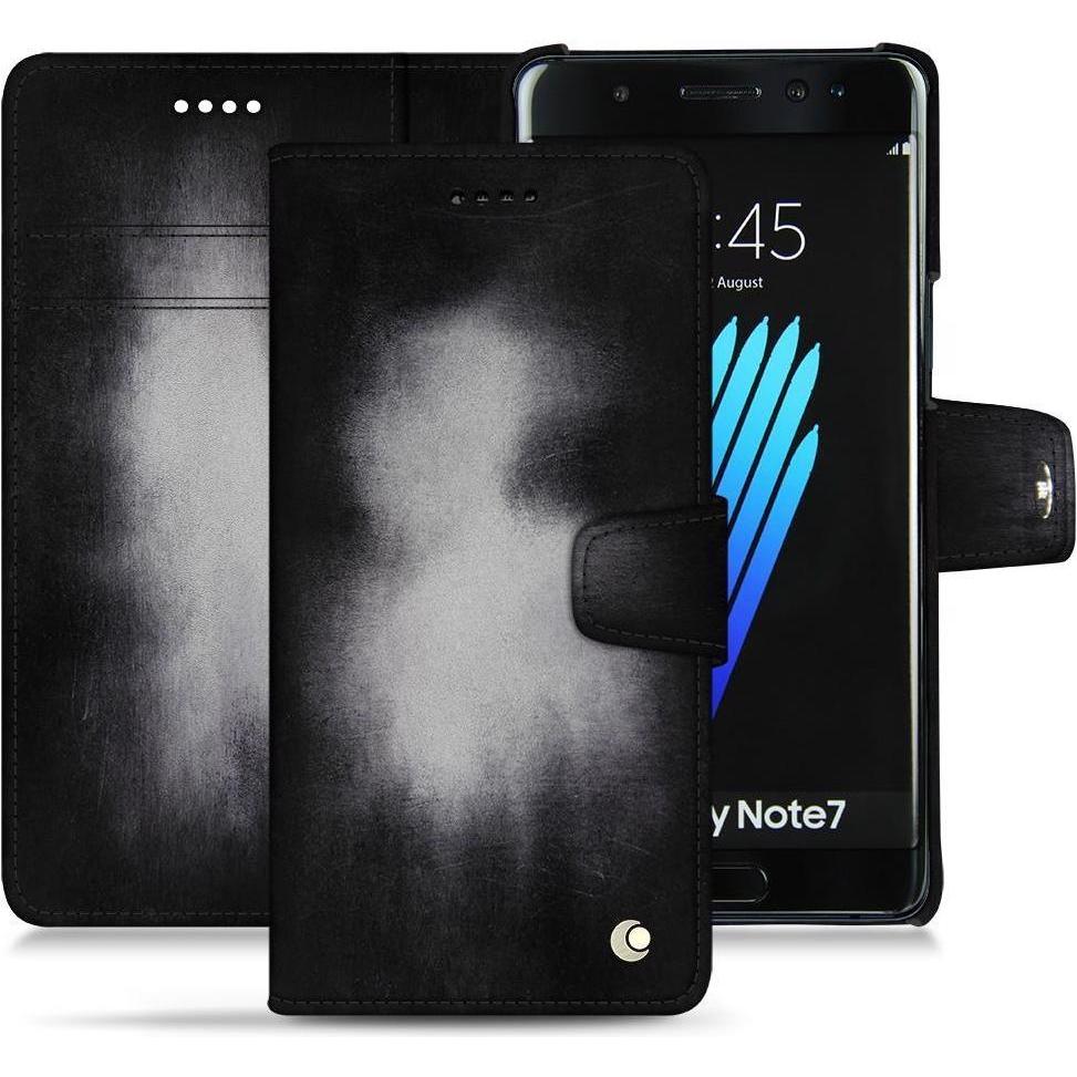 Thumbnail - Noreve Lederschutzhülle Wallet (Samsung Galaxy Note 7), Smartphone Hülle, Grau