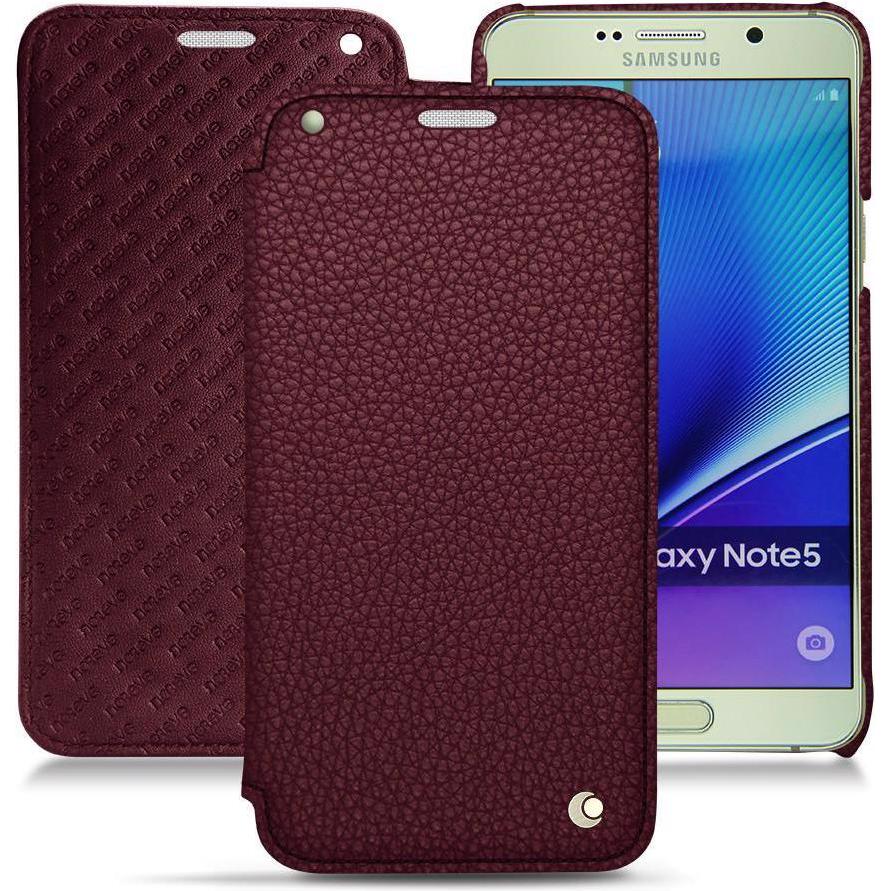 Thumbnail - Noreve Lederschutzhülle horizontal (Samsung Galaxy Note 5), Smartphone Hülle, Violett