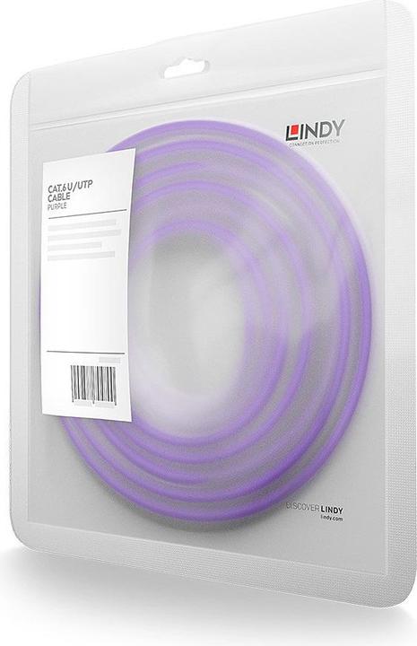 Actual product image Lindy Network cable (U/UTP, CAT6, 2 m)