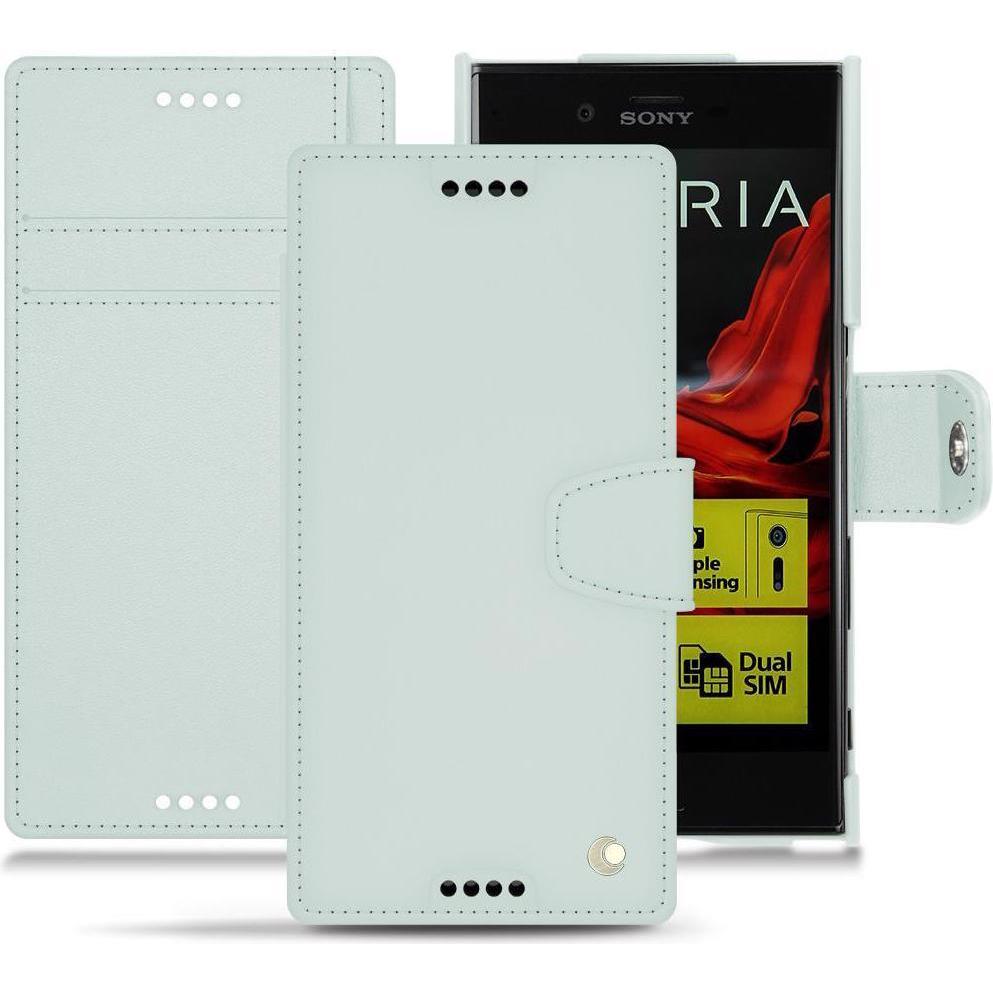 Thumbnail - Noreve Lederschutzhülle Wallet (Sony Xperia XZ), Smartphone Hülle, Blau