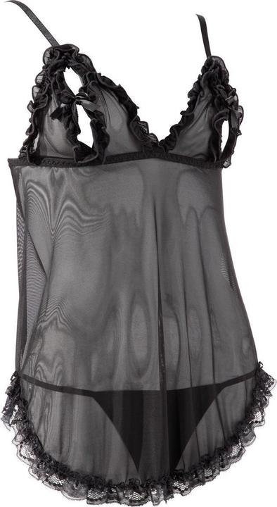 Produktbild Cottelli Collection Babydoll mit Rüschen (M)