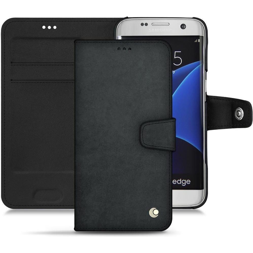 Thumbnail - Noreve Lederschutzhülle Wallet (Samsung Galaxy S7 Edge), Smartphone Hülle, Schwarz