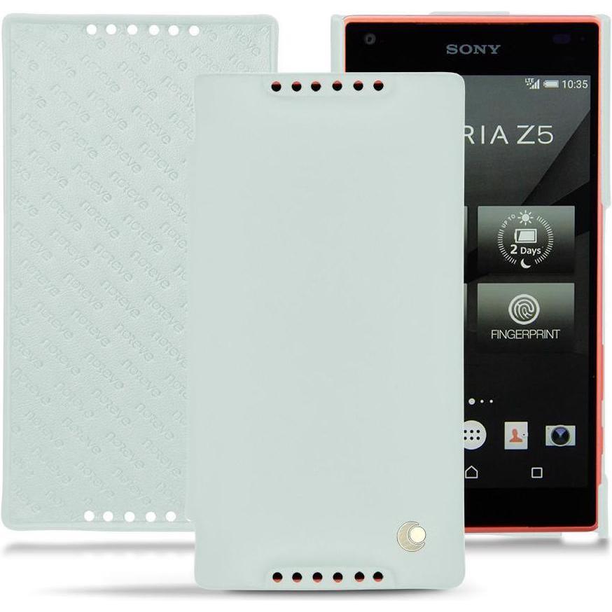 Thumbnail - Noreve Lederschutzhülle horizontal (Sony Xperia Z5 Compact), Smartphone Hülle, Blau